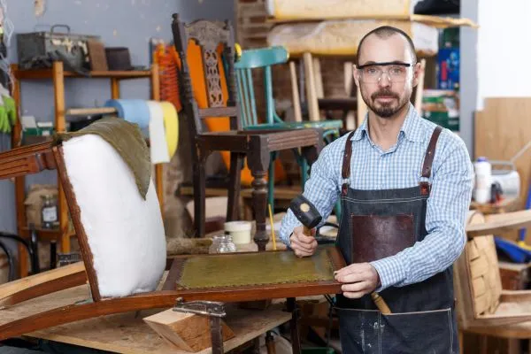 Preparing the Chair for Reupholstering